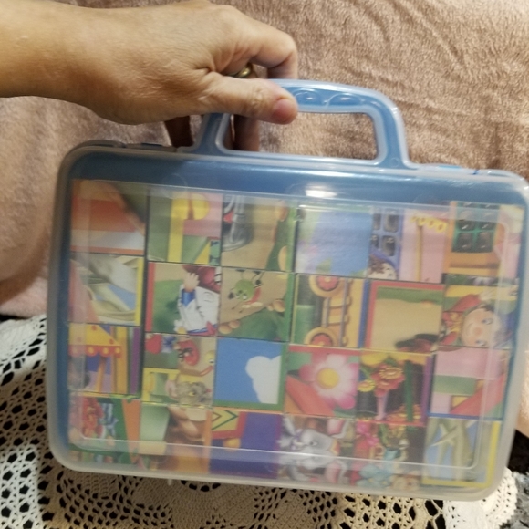 Block 6 sided puzzle in carry case - Picture 10 of 14